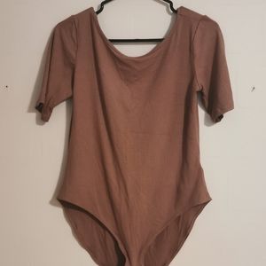 Scoop neck old rose bodysuit - New with tags!